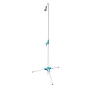Cellfast Douche de jardin ERGO, Réglage de la force du jet, Aluminium léger et résistant à la corrosion, Réglage facile, Système SAFETOUCH, Avec support, Pression maximale 6 bar