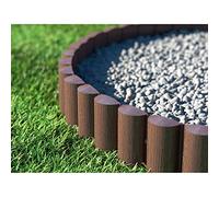 Cellfast ECO Bordure de pelouse, palissade, marron, bordure de jardin, bordure de parterre (14,4 m)