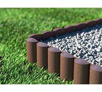 Cellfast ECO Bordure de pelouse, palissade, marron, bordure de jardin, bordure de parterre (7,2 m)