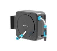 CELLFAST Ensemble Avec Enrouleur De Tuyau Automatique Support Mural Tuyau De Raccordement Buse De Nettoyage Raccord Rapide Et Connexion De Tuyau Ergo