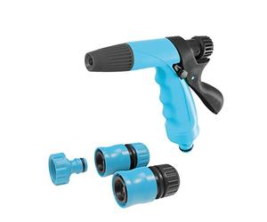 Cellfast Ensemble de Bricolage avec Pistolet pulvérisateur Basic 1/2"-5/8 "de Grande rgonomique, Multifonctionnel avec réglage progressif du Jet d'eau, 50-530