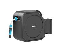 Enrouleur de tuyau d'arrosage automatique, construction en plastique de qualité supérieure, résistant aux UV, avec mécanisme de freinage efficace