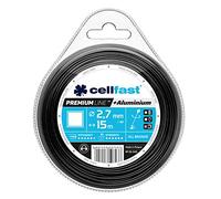 Cellfast Fil De Coupe Fil De Débroussailleuse Renforcé Acier Trempé Et Résistant Premium Carré 2,7 mm 15 m
