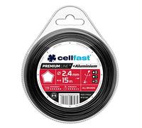 Cellfast Fil De Coupe Fil De Débroussailleuse Renforcé Acier Trempé Et Résistant Premium Étoile 2,4 mm 15 m