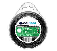 Cellfast Fil De Coupe Fil De Débroussailleuse Renforcé Acier Trempé Et Résistant Premium Rond 2,0 mm 15 m