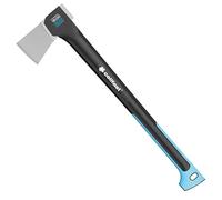 Cellfast Hache Universelle U1600 ENERGO™, Acier trempé de Haute qualité, SAFETOUCH™ Surface antidérapante, 61,5cm, 1,6 kg, 41-003, Bleu