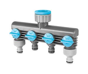 Cellfast Ideal Répartiteur 4 voies Débit d eau Système d irrigation