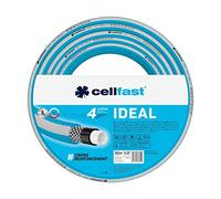 Cellfast IDEAL Tuyau D'arrosage, Durable, Flexible, 4 Couches, Durable Tresse Croix, Résistant aux UV et aux algues, Technologie REACH, 27 Bar, -20/+60°С Temp. 1/2", 30m
