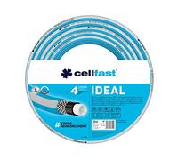 Cellfast IDEAL Tuyau D'arrosage, Durable, Flexible, 4 Couches, Durable Tresse Croix, Résistant aux UV et aux algues, Technologie REACH, 27 Bar, -20/+60°С Temp. 1", 10m