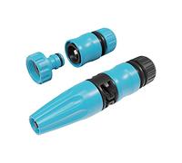 Cellfast Kit d'arrosage Basic 50-500 – Lance de nettoyage Raccord rapide 1/2" - 5/8" Bleu