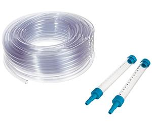 CELLFAST Niveau à bulle flexible 25 m avec 2 tubes de mesure Entonnoir incassable avec échelle en millimètres facilite le nivellement parfait des points éloignés les uns des autres