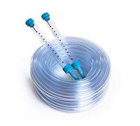 Cellfast Niveau À Eau 20 m avec 2 Tubes De Mesure Entonnoir Incassable avec Échelle en Millimètres Facilite Le Nivellement De Points Éloignés Les UNS des Autres, Gris