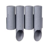 Cellfast Palissade de Jardin Plastique Effet Bois Graphite (6,9 m (3))