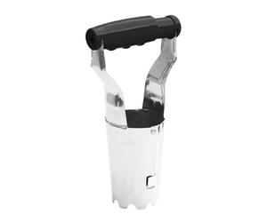 Cellfast Planteur de bulbes à Fleurs en Acier chromé - Plantation jusqu'à 10 cm de Profondeur - Noir - Basic