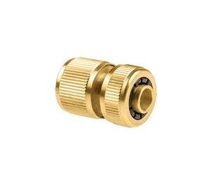 Cellfast Quick Connector, Repairer, Quick Coupler, Quick Connector - Run Through Brass™ Laiton 3/4", 19mm, 53-835
