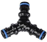 Cellfast Raccord en T Ergo™ pour Le raccordement de Trois extrémités de tuyaux d'arrosage, UNI FIT, 1/2",3/4",5/8", 53-205