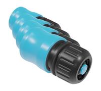 Cellfast Raccord Rapide - arrêt, raccord de Tuyau, raccord Rapide, Basic,PC/ABS-Plastique, 3 Fermetures 1/2" - 5/8", (12,5mm-15mm) 52-120 (Lot de 4)