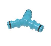 Cellfast Réduction T-pièce BASIC pour la déconnexion de trois extrémités de tuyaux d'arrosage, UNI FIT, 3/8",1/2", 5/8", 3/4", 51-205H