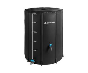 Cellfast Réservoir Pluie 500 l - Pliable avec Robinet et Valve - Fermeture Éclair - Hauteur 100 cm - Ø80 cm