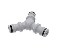 Cellfast T-piece IDEAL™ pour la déconnexion de trois extrémités de tuyaux d'arrosage, UNI FIT,3/4",1/2"- 5/8", 51-645