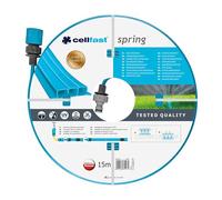 Cellfast Tuyau d'arrosage SPRING, 3 canaux avec jeu de buses, Irrigation uniforme, résistant aux UV, 1/2", 15m, 19-022N 38 x 38 x 8 cm Multicolore