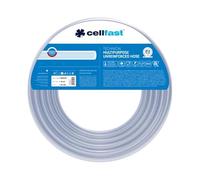 Cellfast Tuyau Technique Non Armé - Multifonctionnel - Transmission de Produits de Protection des Végétaux et des Liquides Alimentaires - PVC - 8 x 1 mm - Longueur 25 m