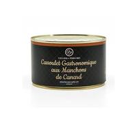Cellier du Périgord - Cassoulet Gastronomique aux Manchons de Canard Confits 420g - Manchon France + Saucisse de Toulouse + Haricots Lingots - Format Solo - Sarlat depuis 1973
