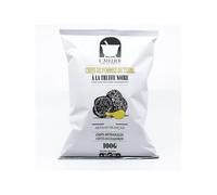 Cellier du Périgord - Chips de Pomme de Terre à la Truffe Noire Tuber Melanosporum 100g - Artisan Français Cuites au Chaudron - Apéritif Gourmet - Sélection Cellier depuis 1973