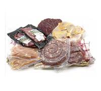Cellier du Périgord Colis de viande frais env. 4,7 kg - bavettes de bœuf, aiguillettes de canard, escalopes de poulet, saucisse de porc en rouleau