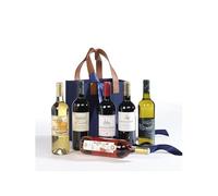 Cellier du Périgord - Grands Vins 6 Bouteilles 2025, Lussac Saint-Émilion, Monbazillac, Cahors, Tariquet, sac feutre bleu 25x18x28cm