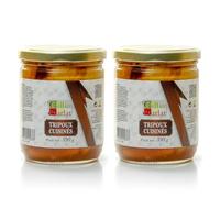 Cellier du Périgord - Lot de 2 Tripoux Cuisinés du Rouergue 2x390g Soit 780g - Ballotines de Tripes Veau et Porc en Sauce Tomate - Plat Cuisiné Tradition Sud-Ouest - Recette Ancestrale