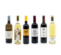Cellier du Périgord Pack Découverte 6 Vins du Sud-Ouest AOC | Six vins AOC 75 ergerac sec, Côtes de Bergerac moelleux, Monbazillac, Cahors, Lussac Saint-Émilion et Pécharmant