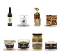 Cellier du Périgord Pack Découverte le Pique Nique des Gourmets 8 Produits | Enchaud 400 g, rillettes au foie gras, pâté façon grand-mère, moutarde truffe, limonade et fruits secs