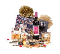 Cellier du Périgord Panier Gourmand Colis Découverte 2026 | Vin rouge 75 cl, tartinade de canard, pâté au magret fumé et douceurs, présentation en valisette