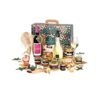 Cellier du Périgord Panier Gourmand Colis Uby et Exea - Vin | Foie gras de canard 120g, confit d'oignons, pain d'épices et vins Domaine Uby et Domaine Exea du Sud-Ouest en valisette