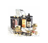Cellier du Périgord - Panier Gourmand Isotherme 2025, terrines, charcuterie, bière 75cl, jus pomme BIO, sac noir 44x28cm