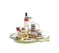 Cellier du Périgord Panier Gourmand Tradition - Corbeille Colis Apéritive 2025, apéritif Gratte Cul 37,5cl, 4 terrines, sablés, corbeille 28x20cm