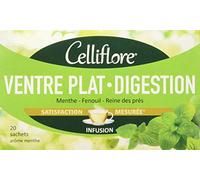 CELLIFLORE 20 Infusions Ventre Plat, Digestion, Fenouil, Reine des prés
