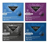 CELLINI - 120 Capsules de café compatibles Dolce Gusto - Kit de dégustation de café