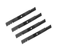Celliparts 106-2247-03 106-8744-03 Lot de 4 lames mulching compatibles avec les tondeuses autoportées Toro Time Cutter 74363 74365 74366 74360 compatibles avec les tondeuses Exmark Quest QTE651KA421