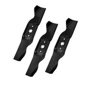 Celliparts 942-0645 942-0644 Lot de 3 lames de levage compatibles avec tondeuse à gazon MTD 13AJ694H401 14AU844H401 14AW834H401 Compatible avec tondeuse à gazon Huskee 673H 693H 698H 833H 839H 843H