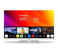 Cello Blanc 12 Volts 32 Pouces Traveller-Smart-TV, WebOS Ultra-Rapide, Freeview Play, FreeSat, Bluetooth, Netflix, Apple TV et DAZN pour Les Camping-Cars, Les caravanes et Les camions (2025)