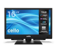 Cello C1626TZH Smart TV 16 Pouces, Tizen OS de Samsung, Gaming Hub, Bluetooth, Triple Tuner intégré, Son Pitch Perfect