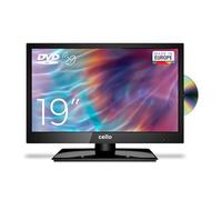 Cello C1920FSDE Televiseur LED HD Ready 19 Pouces avec Lecteur DVD Integre et Triple Tuner DVBT2 S2 Noir