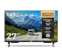 Cello C2725WS Trav 27 Pouces 12 V Smart Traveller TV, 230 V, WebOS, Freeview Play, Perfect Pitch Sound, idéal pour Les caravanes et Les Camping-Cars, fabriqué au Royaume-Uni - Modèle 2025