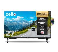 Cello C2725WSF Trav 27 Pouces 12 V Smart Traveller TV avec DVD, 230 V, WebOS, Freeview Play, Perfect Pitch Sound, idéal pour Les caravanes et Les Camping-Cars, fabriqué au Royaume-Uni - Modèle 2025