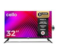 Cello C3224WSF Téléviseur Smart/DVD sans Cadre 32 Pouces Lecteur DVD intégré Triple Tuner Bluetooth Système d'ultra Rapide WebOS par LG Disney+ Netflix Prime [2025]