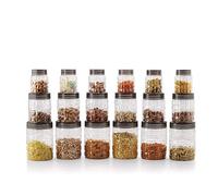 Cello Checkers Lot de 18 boîtes en plastique PET Transparent