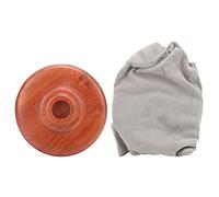 Cello Endpin Stopper | Secure - Grip Mat for Violin/Cello/Bass | Rosewood & EVA Fixing Plate with Deep Hole | Quality Instrument Accessories