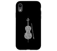 Cello et Archet (Gris Ancien) Violoncello Coque pour iPhone XR